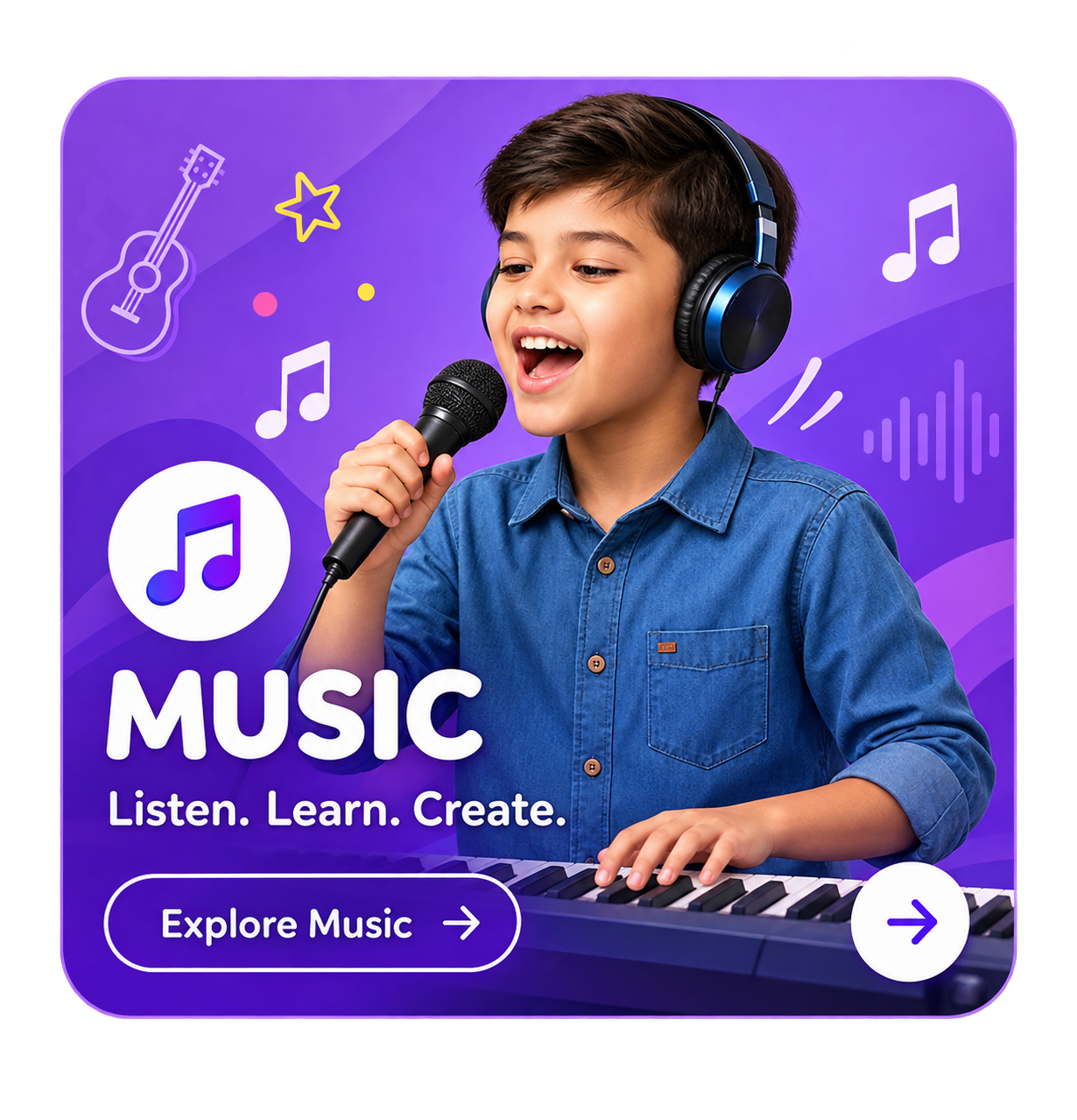 Music — Listen. Learn. Create.